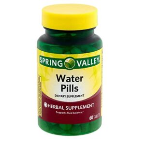 spring valley water pills dietary supplement, 60 tablets