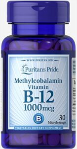 puritan’s pride methylcobalamin vitamin b-12 1000 mcg