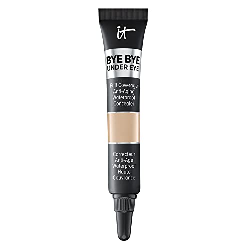 IT Cosmetics Bye Bye Under Eye Full Coverage Concealer - for Dark Circles, Fine Lines, Redness & Discoloration - Waterproof - Anti-Aging - Natural Finish – 13.0 Light Natural (N), 0.11 fl oz