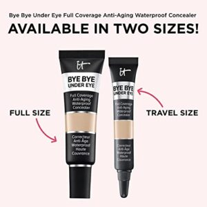 IT Cosmetics Bye Bye Under Eye Full Coverage Concealer - for Dark Circles, Fine Lines, Redness & Discoloration - Waterproof - Anti-Aging - Natural Finish – 13.0 Light Natural (N), 0.11 fl oz