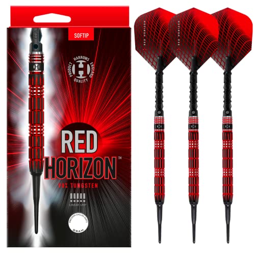 Harrows Red Horizon 90% Tungsten Soft Tip Darts (18)