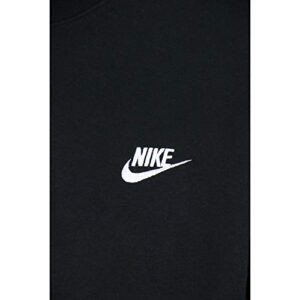 Nike Men's NSW Club Crew, Black/White, Small