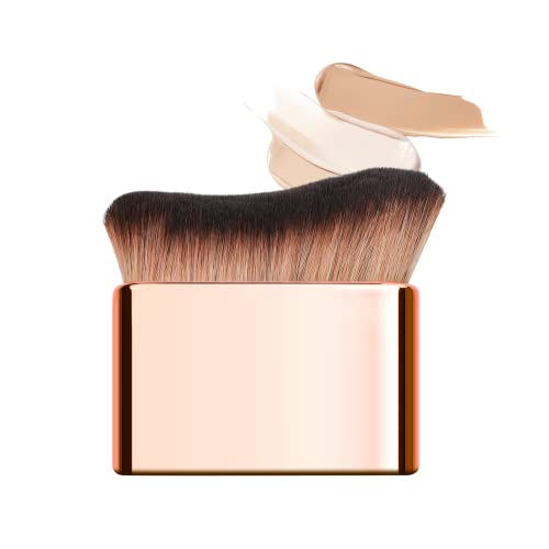 2023 New Siren Makeup Brush, BeCausePro Siren Brush,Siren Makeup Brush, Suitable for liquid cosmetics (Rose Gold)