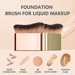 2023 New Siren Makeup Brush, BeCausePro Siren Brush,Siren Makeup Brush, Suitable for liquid cosmetics (Rose Gold)