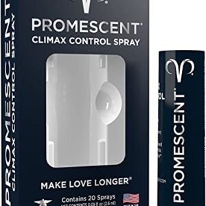 Promescent Desensitizing Delay Spray for Men Clinically Proven to Help You Last Longer in Bed - Better Maximized Sensation + Prolong Climax for Him, 2.6 ml