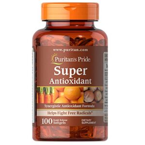 puritan’s pride formula, softgels by super antioxidant 100 count (pack of 1)