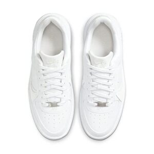 Nike Womens Air Force One PLT.AF.ORM Sneakers (White/Summit White-White-White, 7.5)