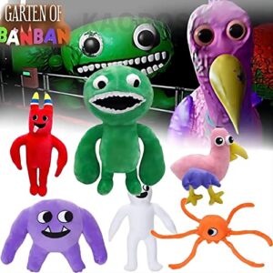 kaopos 6pcs Garten of banban Plush,Garten of banban Soft Stuffed Animal Plushies Toy for Kids Gift