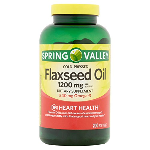 Spring Valley - Flaxseed Oil 1200 mg, 200 Softgels