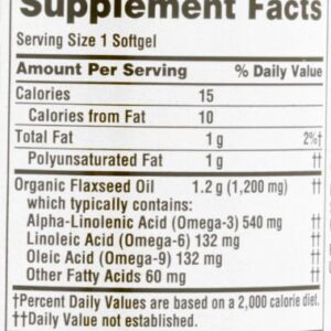 Spring Valley - Flaxseed Oil 1200 mg, 200 Softgels