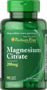 puritan’s pride magnesium citrate 200mg