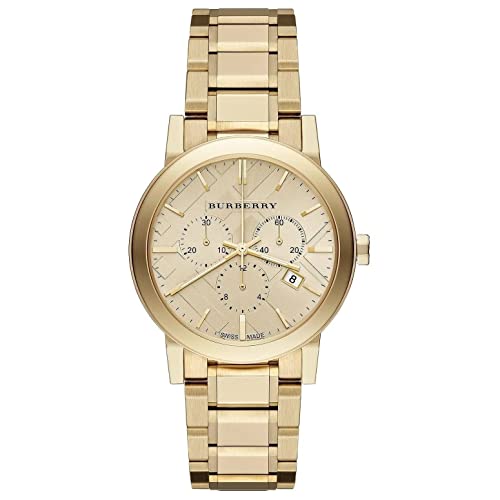 BURBERRY BU9753 Women's Gold Stainless Steel Strap Watch