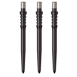 mission darts sniper points titan pro | steel tip replacement points | 28mm black