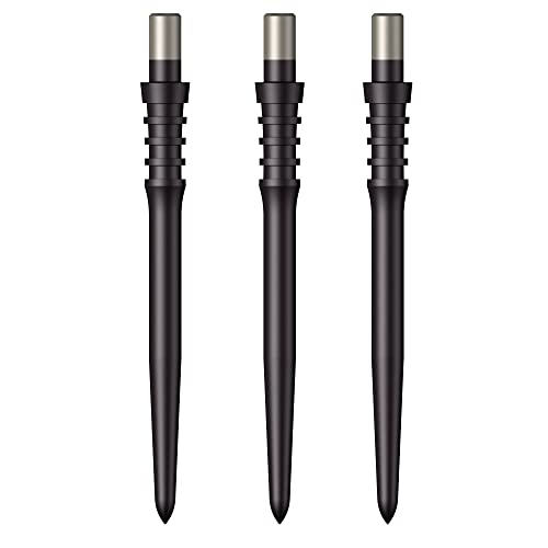 Mission Darts Sniper Points Titan Pro | Steel Tip Replacement Points | 28mm Black