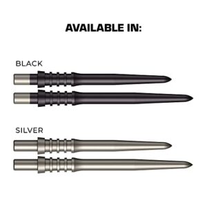 Mission Darts Sniper Points Titan Pro | Steel Tip Replacement Points | 28mm Black