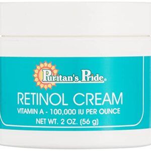 Retinol Cream, 2 oz, A 100,000 IU per oz