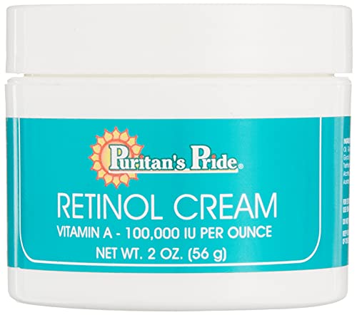 Retinol Cream, 2 oz, A 100,000 IU per oz