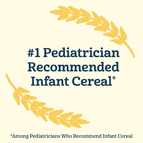 Gerber Cereal for Baby 1st Foods Rice Cereal, Made with Essential Nutrients for Supported Sitters, Non-GMO Project Verified, 16-Ounce Canister (Pack of 2)