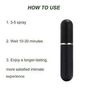 Male Penile Desensitizing Spray, Cli max Control to Last Longer in Bed. Male Delay Desensitizer Spray for Him to Help Maximized Sensation and Time, Non Numbing