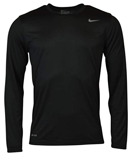 Nike Mens Core Legend 2.0 Long Sleeve Top, Black, Size Medium