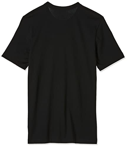 Men's Nike Sportswear Club T-Shirt, Nike Shirt for Men with Classic Fit, Black/White, L