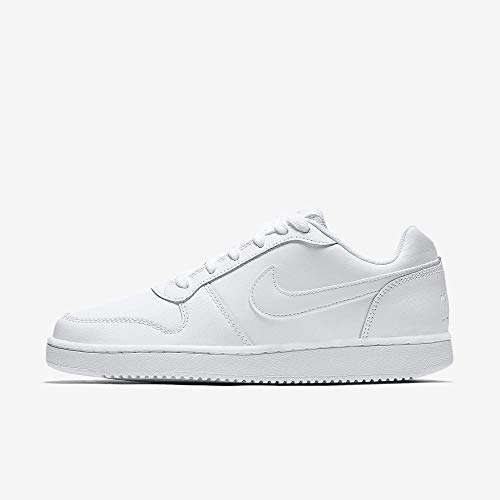 Nike Women's Ebernon Low Sneaker, White/White, 8 Regular US