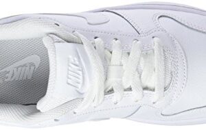 Nike Women's Ebernon Low Sneaker, White/White, 8 Regular US