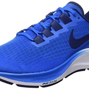 Nike Air Zoom Pegasus 37 Mens Running Trainers BQ9646 Sneakers Shoes (UK 9.5 US 10.5 EU 44.5, Photo Blue White 400)