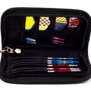 NAYANPOS High-grade cloth, Darts Carrying Case for Darts, Dart Tips, Dart Shafts, Dart Flights, and More Dart Accessories