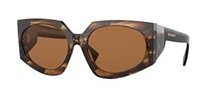 burberry sunglasses be 4306 384373 striped brown