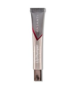 vasanti hyaluronic boost lip plumper – non-sticky lightweight cosmetics for soft hydrated lips (metallic shine)