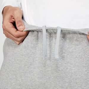 Nike Men's Club Open-Hemmed Pants Gray | Gray | White SM