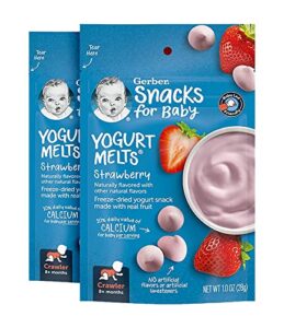 gerber yogurt melts strawberry (pack of 2)