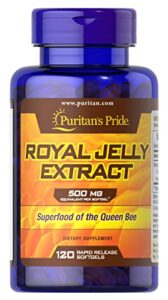 puritan’s pride royal jelly 500 mg-120 softgels (packaging may vary)