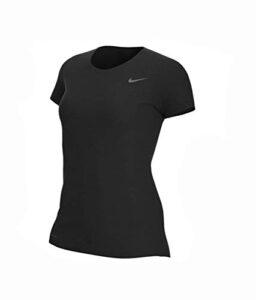 nike women’s shortsleeve legend t-shirt nkcu7599 010 (x-large) black