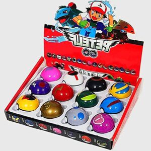 12 pop ball action figure playset, best gift for kids, playset birthday party gift collection of creative toys action figures (with box)