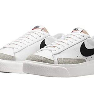 Nike Womens WMNS Blazer Low Platform DJ0292 101 - Size 8W White/Black