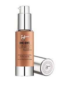 it cosmetics bye bye lines foundation – 1 fl oz / 30 ml – deep