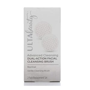 ULTA Beauty Advanced Cleansing Dual-Action Facial Cleansing System and One Set Replacement Brushes