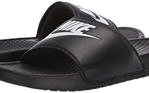 Nike Benassi JDI Men's Sandals Black/White 343880-090 (10 D(M) US)