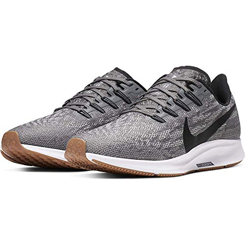 Nike Air Zoom Pegasus 36 Women's Running Shoe Gunsmoke/Oil Grey-White-Gum Light Brown Size 5.5