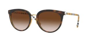 willow be4316 389013 54mm dark havana/brown gradient phatnos sunglasses for women + bundle with designer iwear complimentary eyewear kit