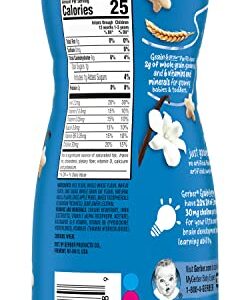 Gerber Snacks for Baby Grain & Grow Puffs, Vanilla, Puffed Grain Snack for Crawlers, Non-GMO Baby Snack, Baby-Led Friendly, 1.48-Ounce Canister (Pack of 6)