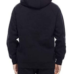 BURBERRY Clarke Black Embroidered Logo Hoodie (as1, alpha, m, regular, regular)