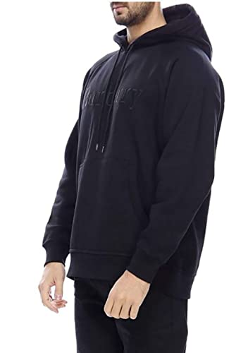 BURBERRY Clarke Black Embroidered Logo Hoodie (as1, alpha, m, regular, regular)