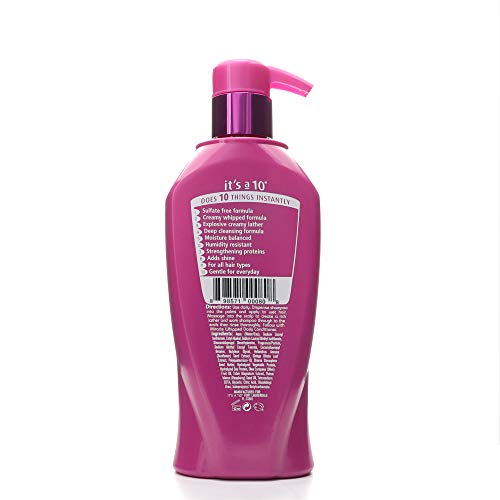 It's a 10 Haircare Sulfate Free Miracle Whipped Shampoo, 10 fl. oz.
