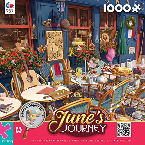 Ceaco - June's Journey - Wine & Cheese Shop - 1000 Piece Jigsaw Puzzle