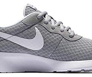 Nike Women's Tanjun Grey Wolf Grey White Running Shoe 7.5