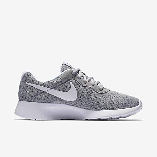 Nike Women's Tanjun Grey Wolf Grey White Running Shoe 7.5