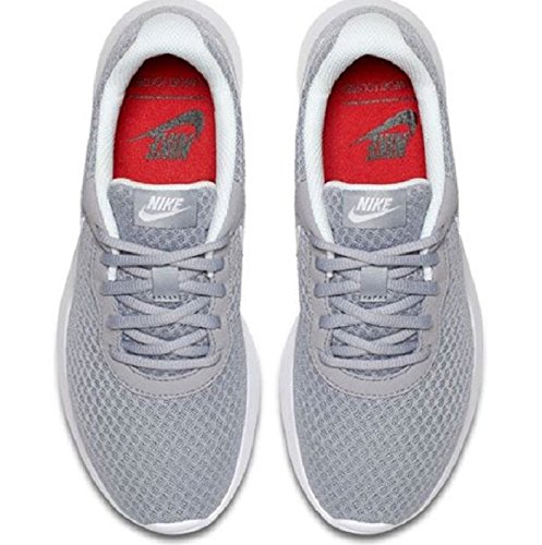 Nike Women's Tanjun Grey Wolf Grey White Running Shoe 7.5